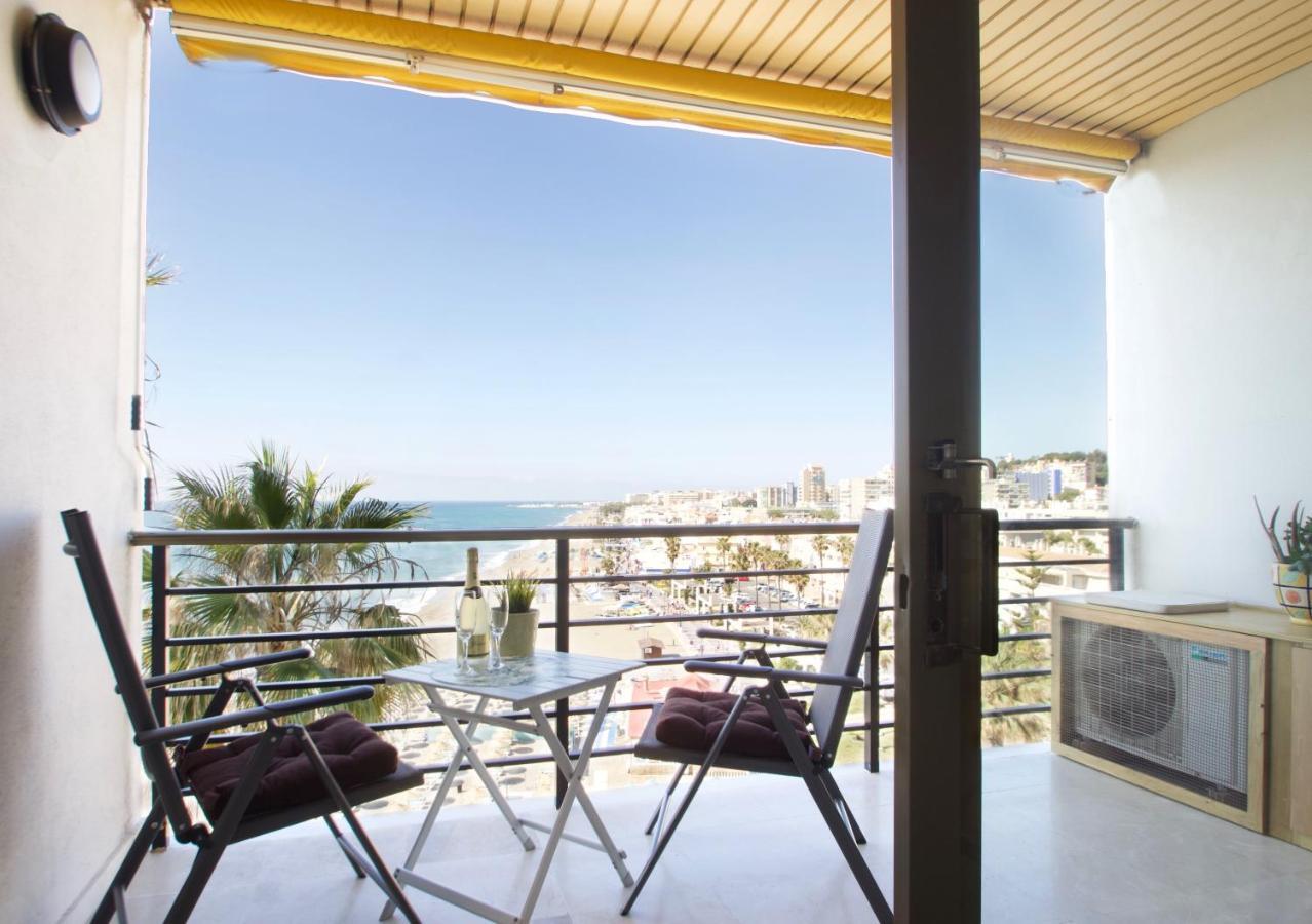 Sea Front Studio With Spacious Balcony Santa Clara Torremolinos Exteriér fotografie